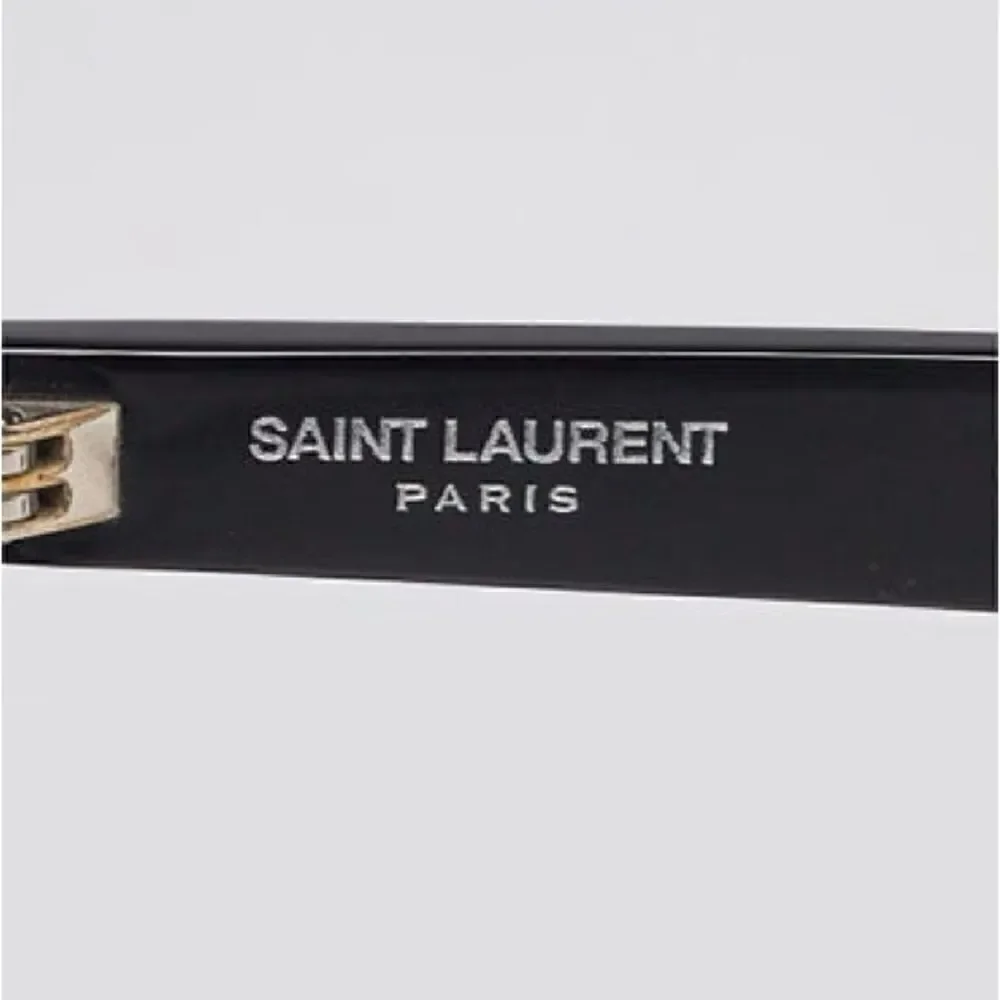 Yves Saint Laurent SL 87 Rectangular Unisex Sunglasses in Black/Grey